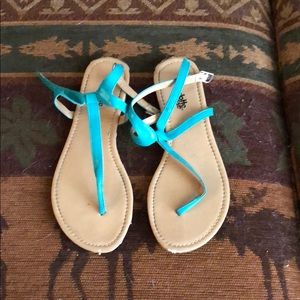Turquoise sandles